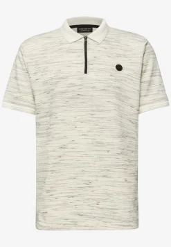 Polo à manches courtes au look space-dye