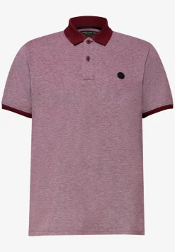 Polo à manches courtes avec détails contrastés