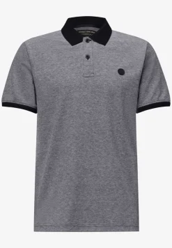 Polo à manches courtes avec détails contrastés