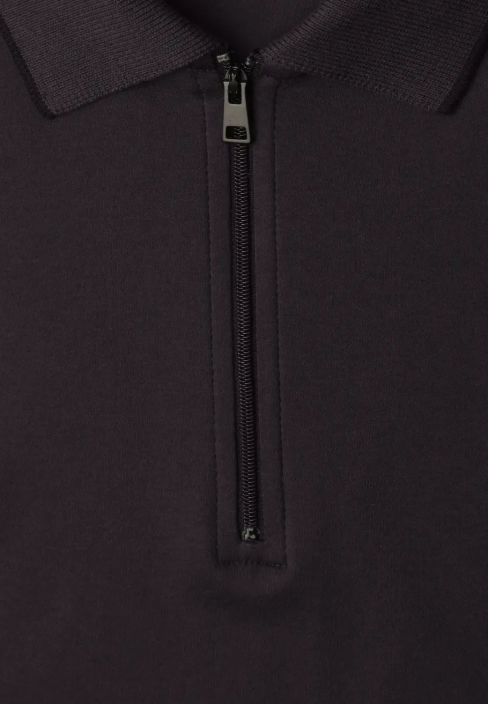 Polo à manches courtes avec fermeture zip
