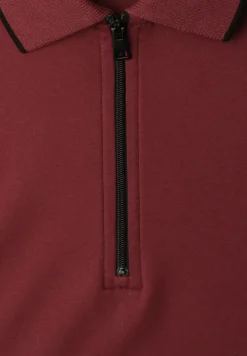 Polo à manches courtes avec fermeture zip