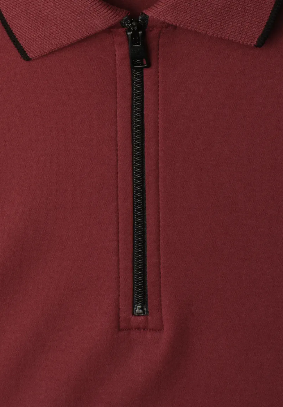 Polo à manches courtes avec fermeture zip