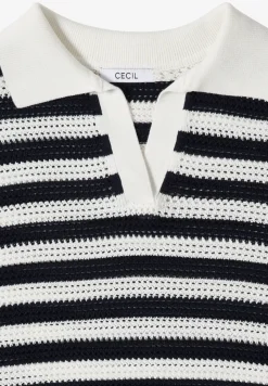 Polo à manches courtes en crochet