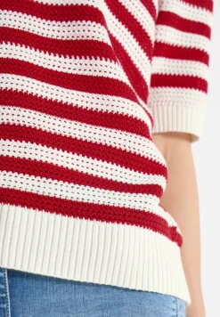 Polo à manches courtes en crochet