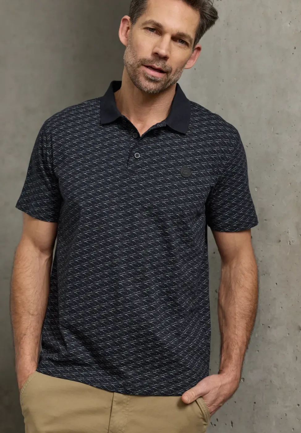 Polo à motifs