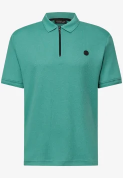 Polo zippé et structuré