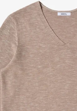Pull à col en V