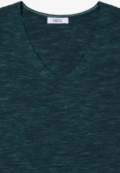 Pull à col en V