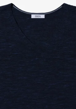 Pull à col en V