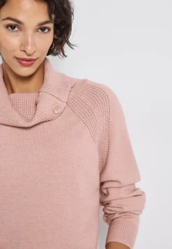 Pull à col montant