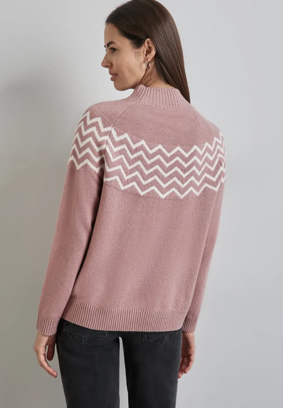 Pull à col montant