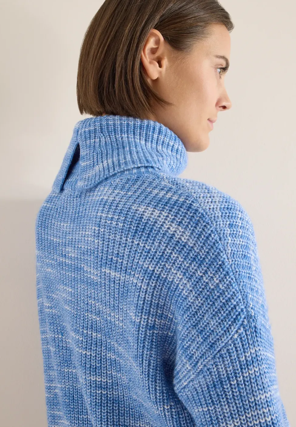 Pull à col roulé Space Dye