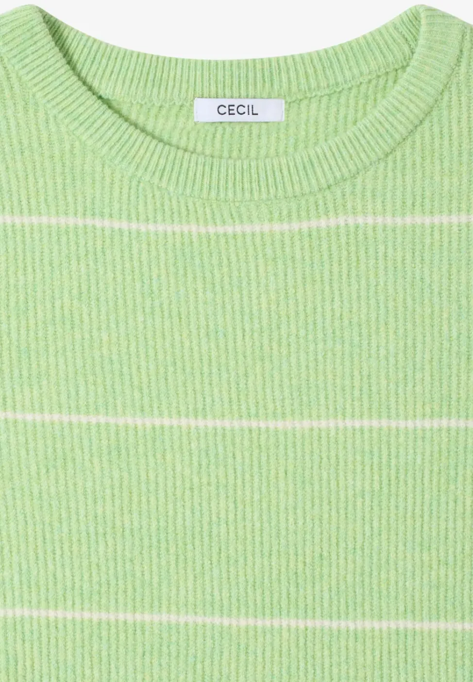 Pull à rayures structurées