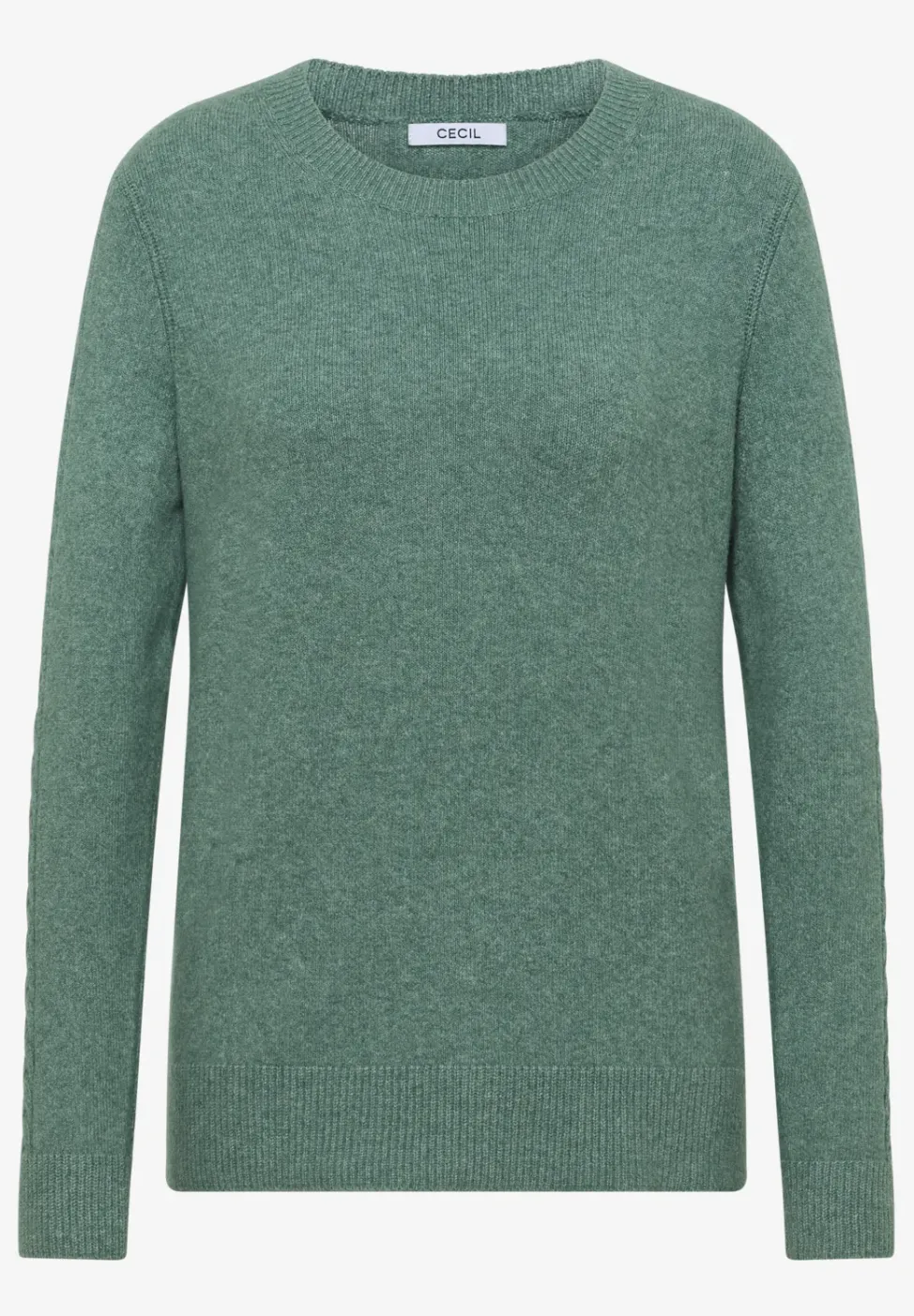 Pull avec détail en tricot