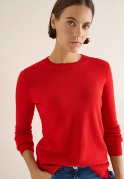 Pull avec détail en tricot