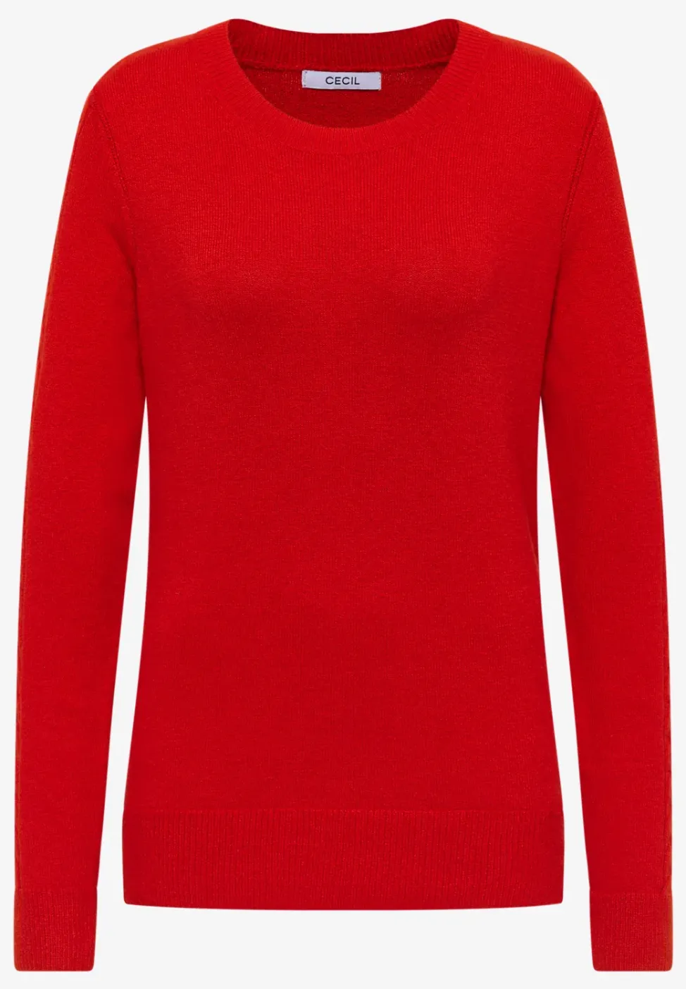 Pull avec détail en tricot
