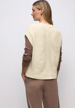 Pull chenille sans manches