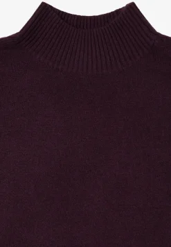 Pull cosy à col tourterelle