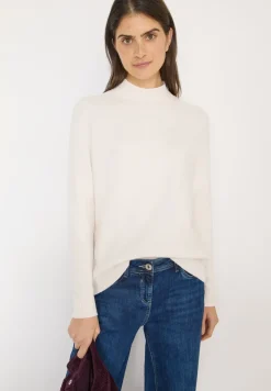 Pull cosy à col tourterelle