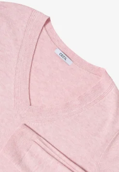 Pull douillet à col en V