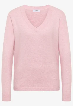 Pull douillet à col en V