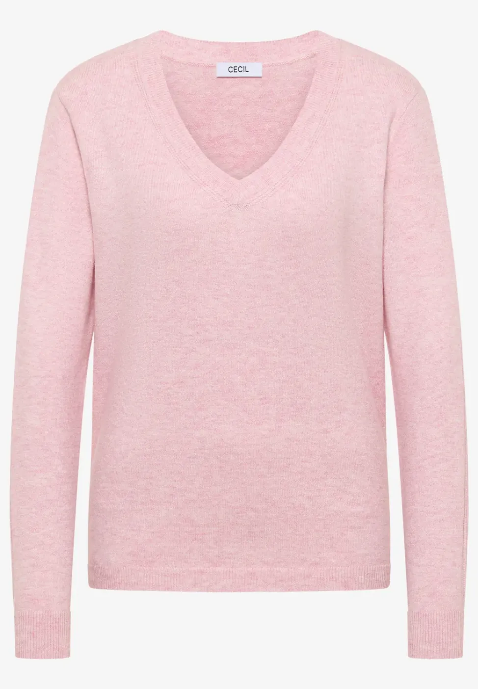 Pull douillet à col en V