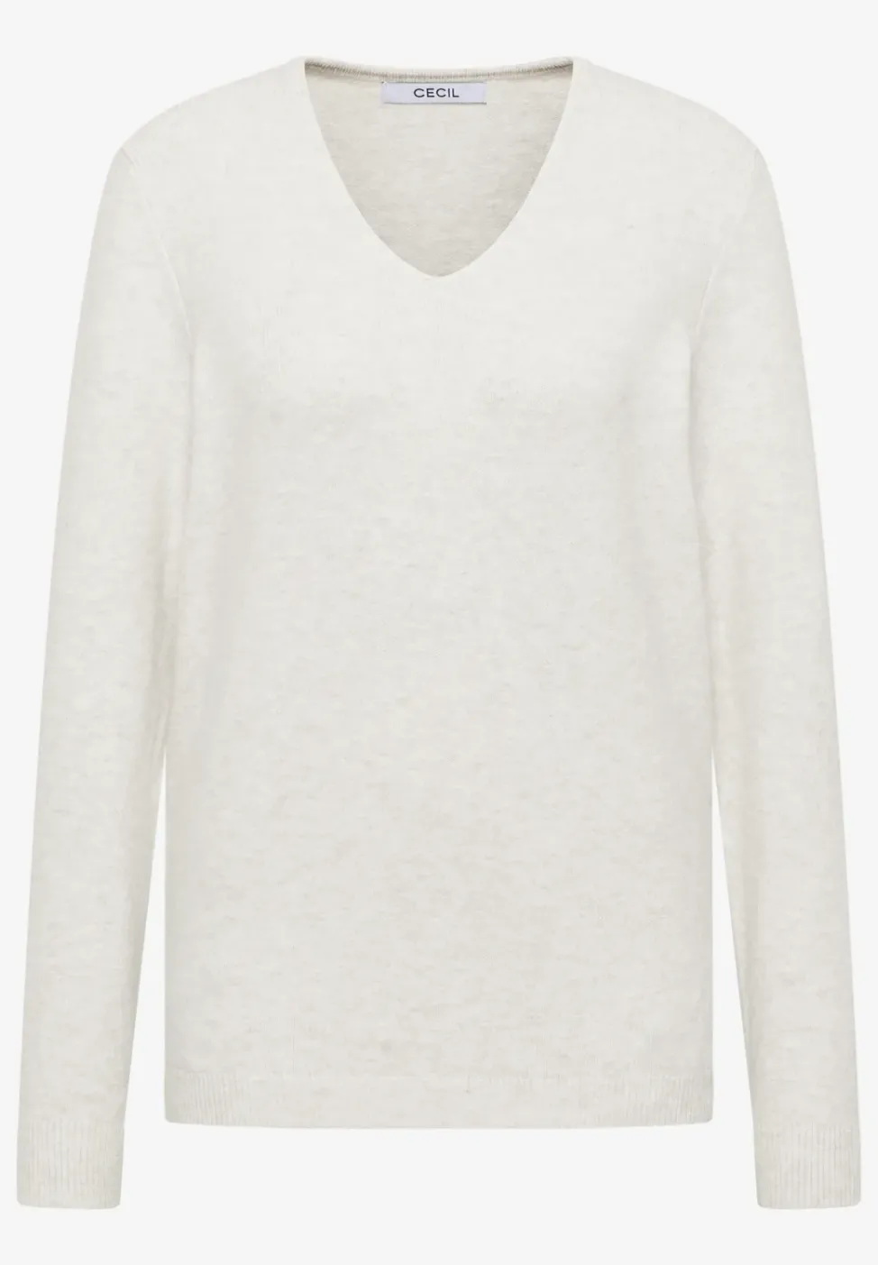 Pull douillet à col en V