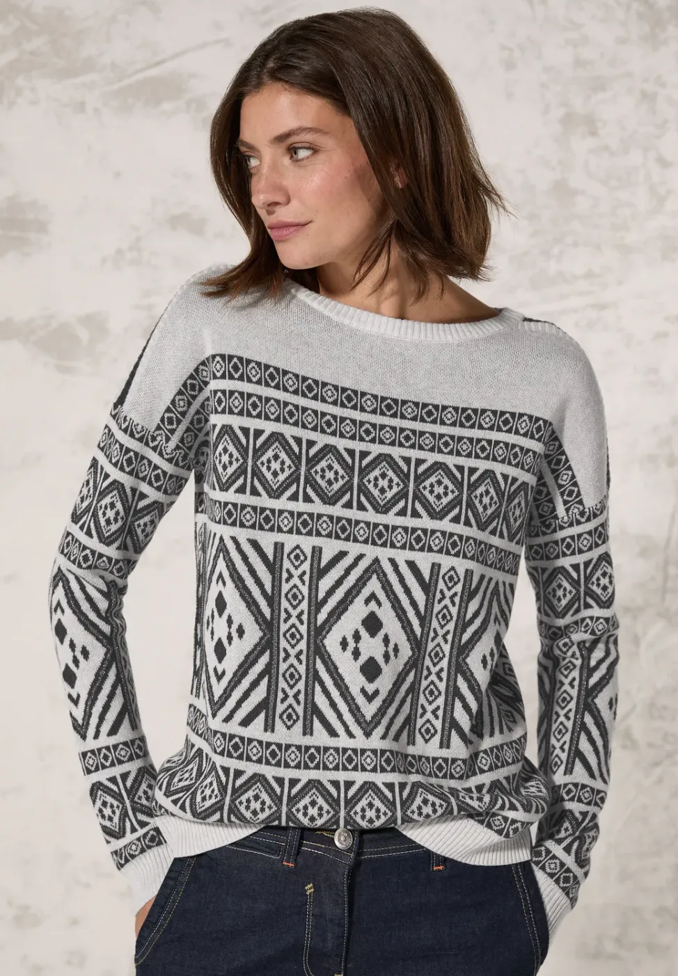Pull en jacquard