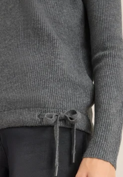 Pull structuré avec fermeture éclair