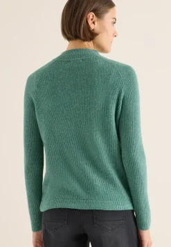 Pull structuré avec fermeture éclair
