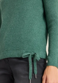 Pull structuré avec fermeture éclair