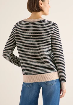 Pull structuré two-tone