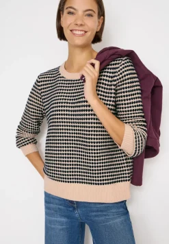 Pull structuré two-tone