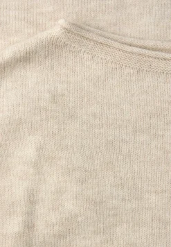 Pull avec ourlet roulé