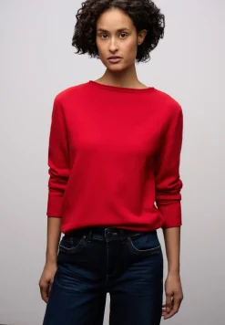 Pull avec ourlet roulé
