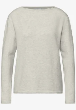 Pull avec ourlet roulé
