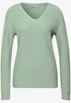 Pull basique à col en V