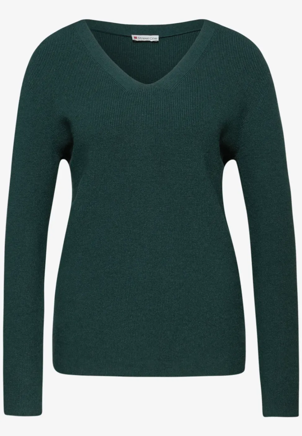 Pull basique à col en V