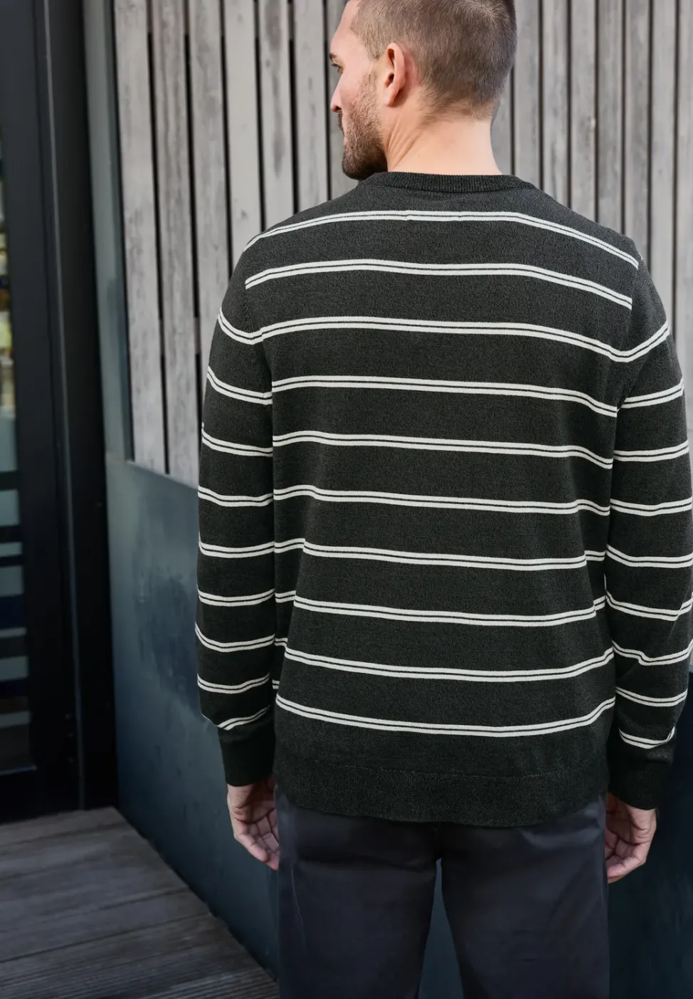 Pull basique rayé