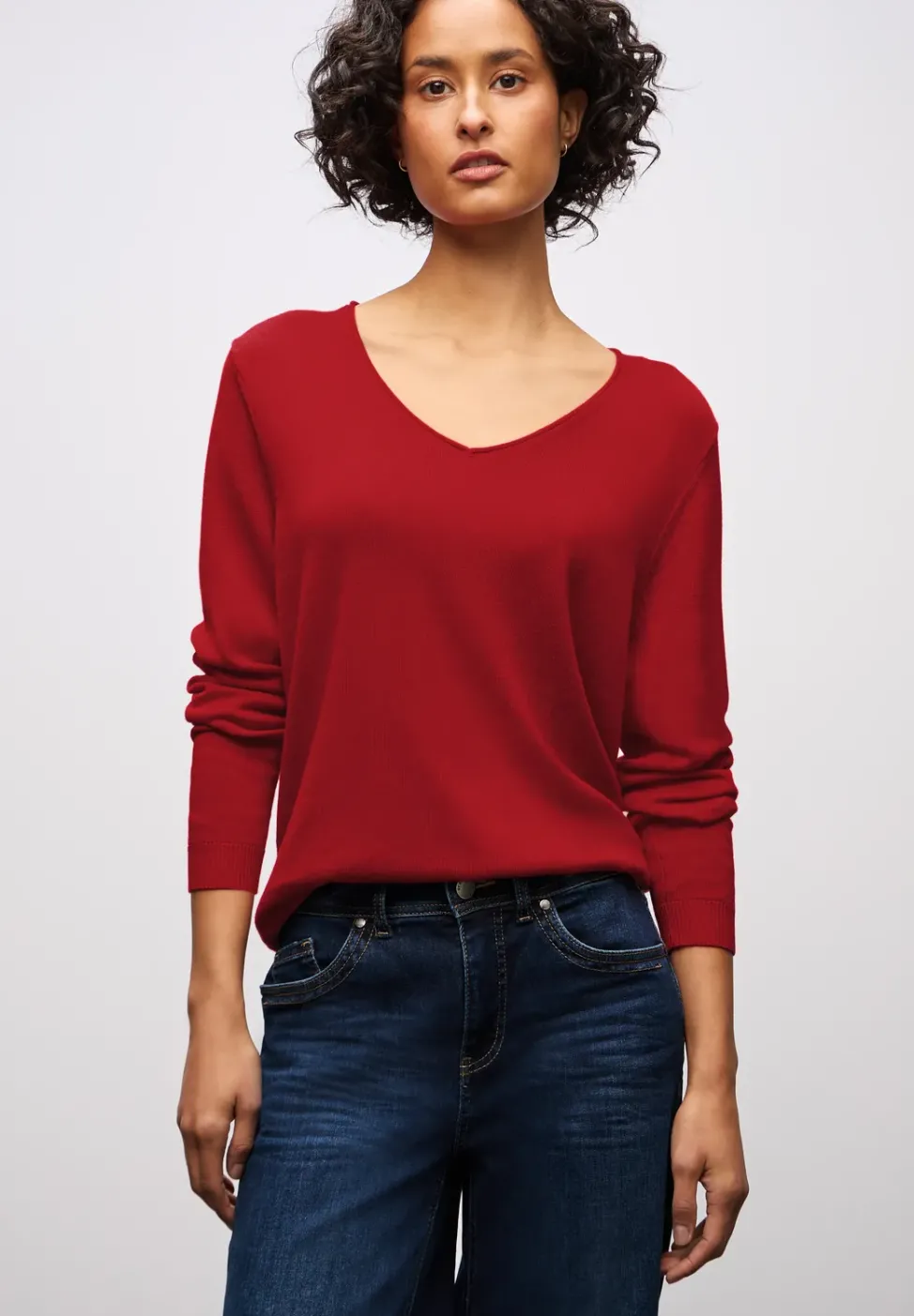 Pull à col en V