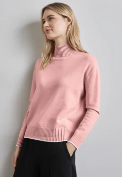 Pull à col montant