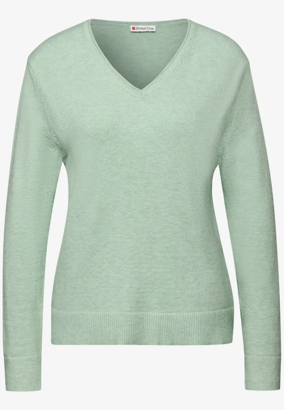 Pull douillet à col en V