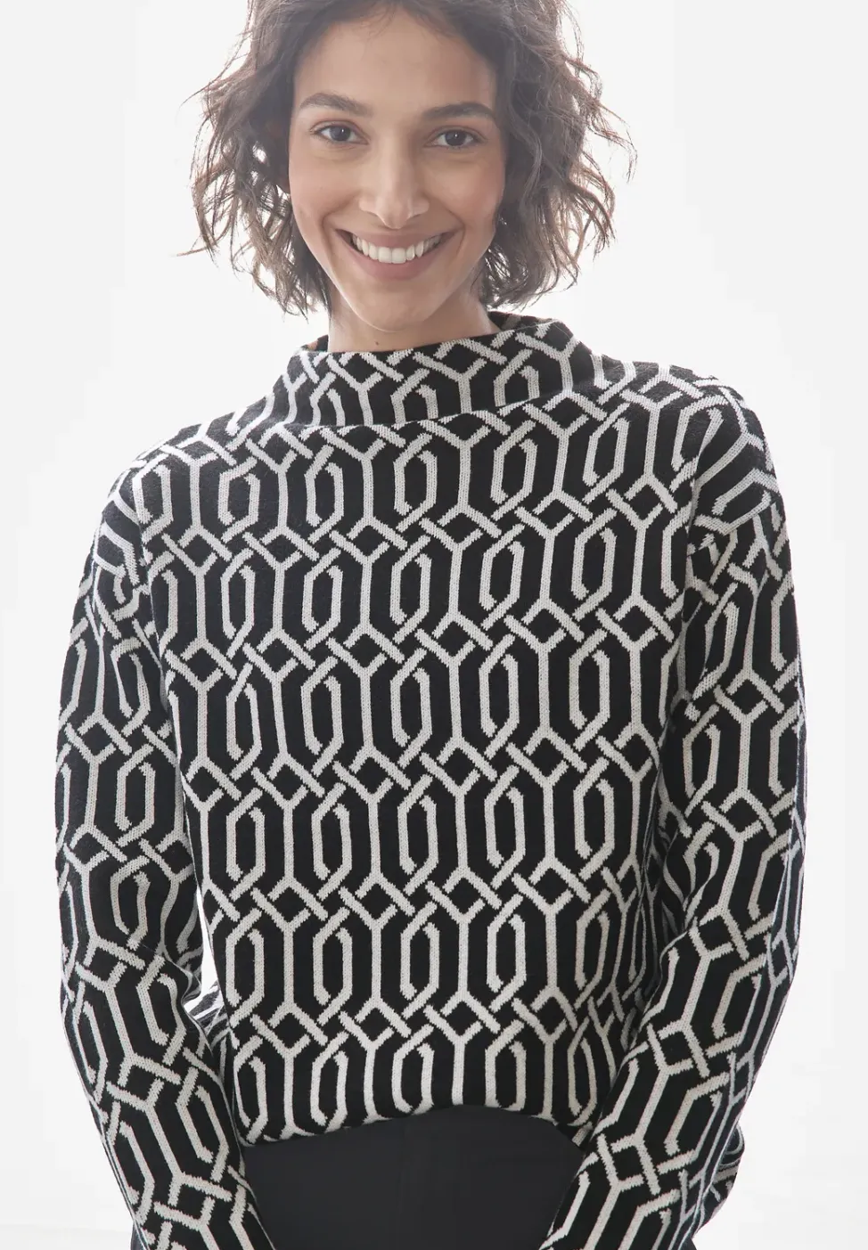 Pull en jacquard