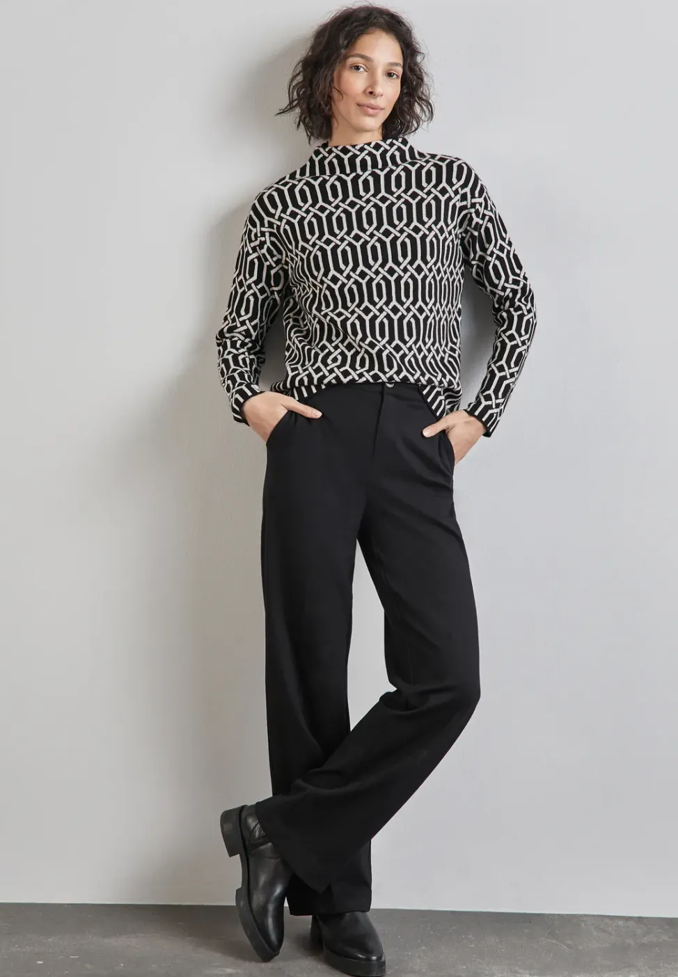 Pull en jacquard