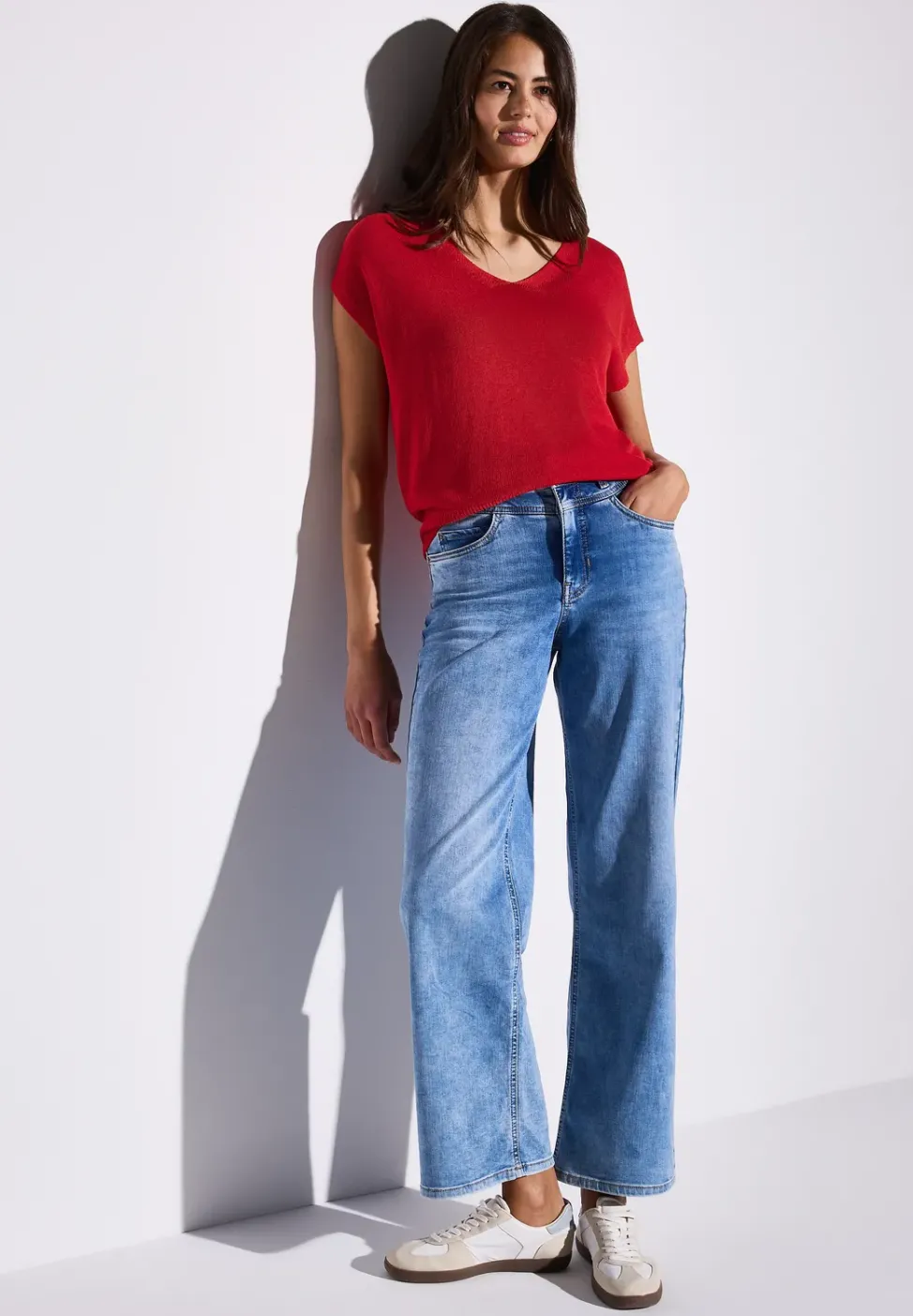Pull en maille sans manches