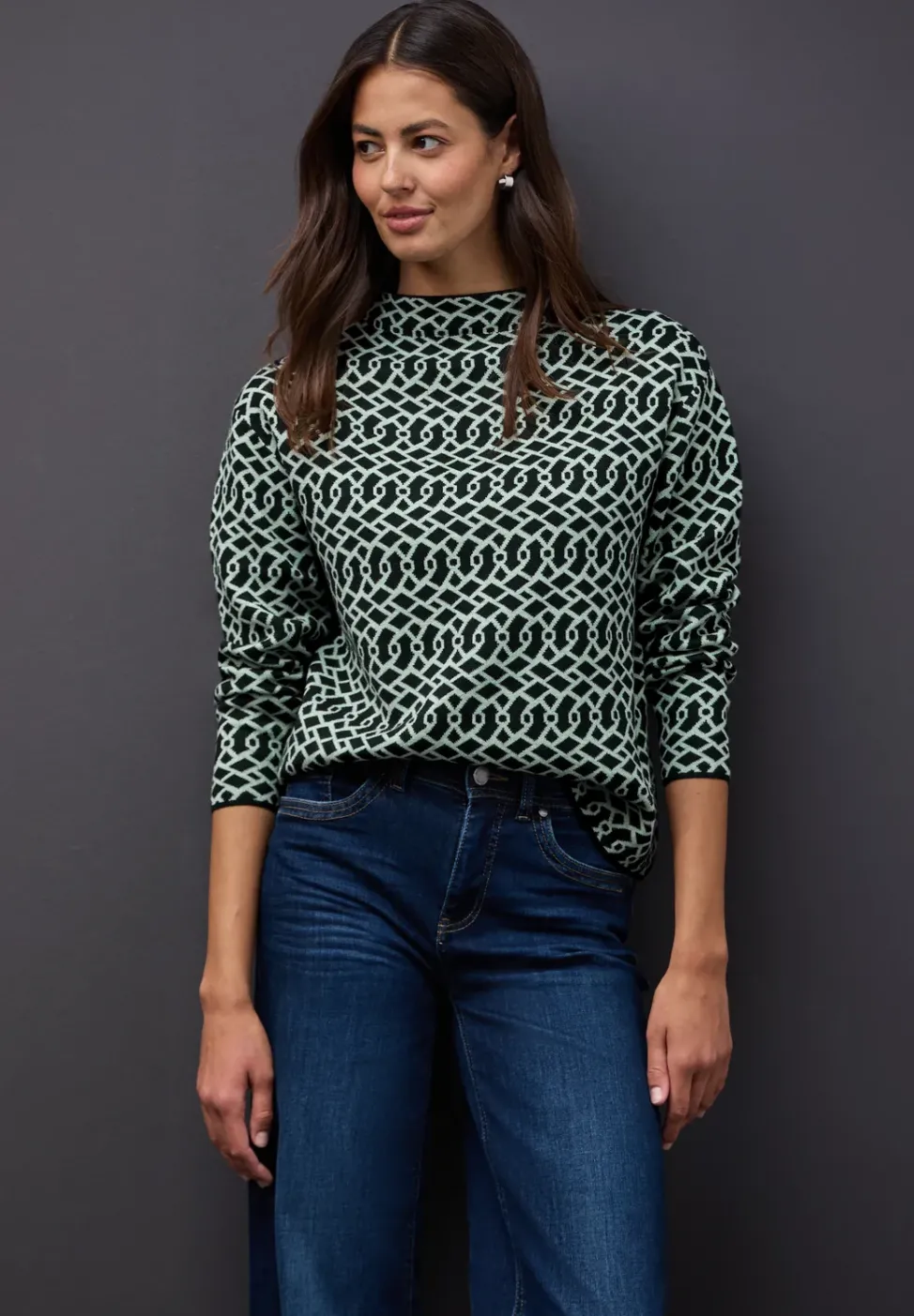 Pull jacquard cosy