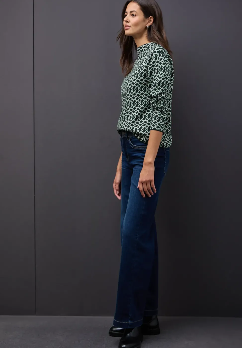 Pull jacquard cosy