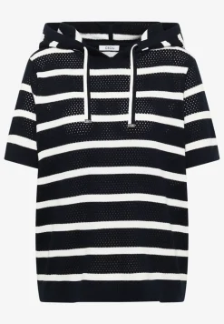 Pull à manches courtes avec capuche