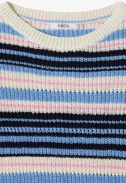 Pull à manches courtes en fil de ruban