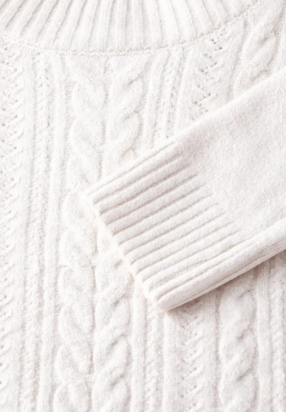 Pull à motif tricoté